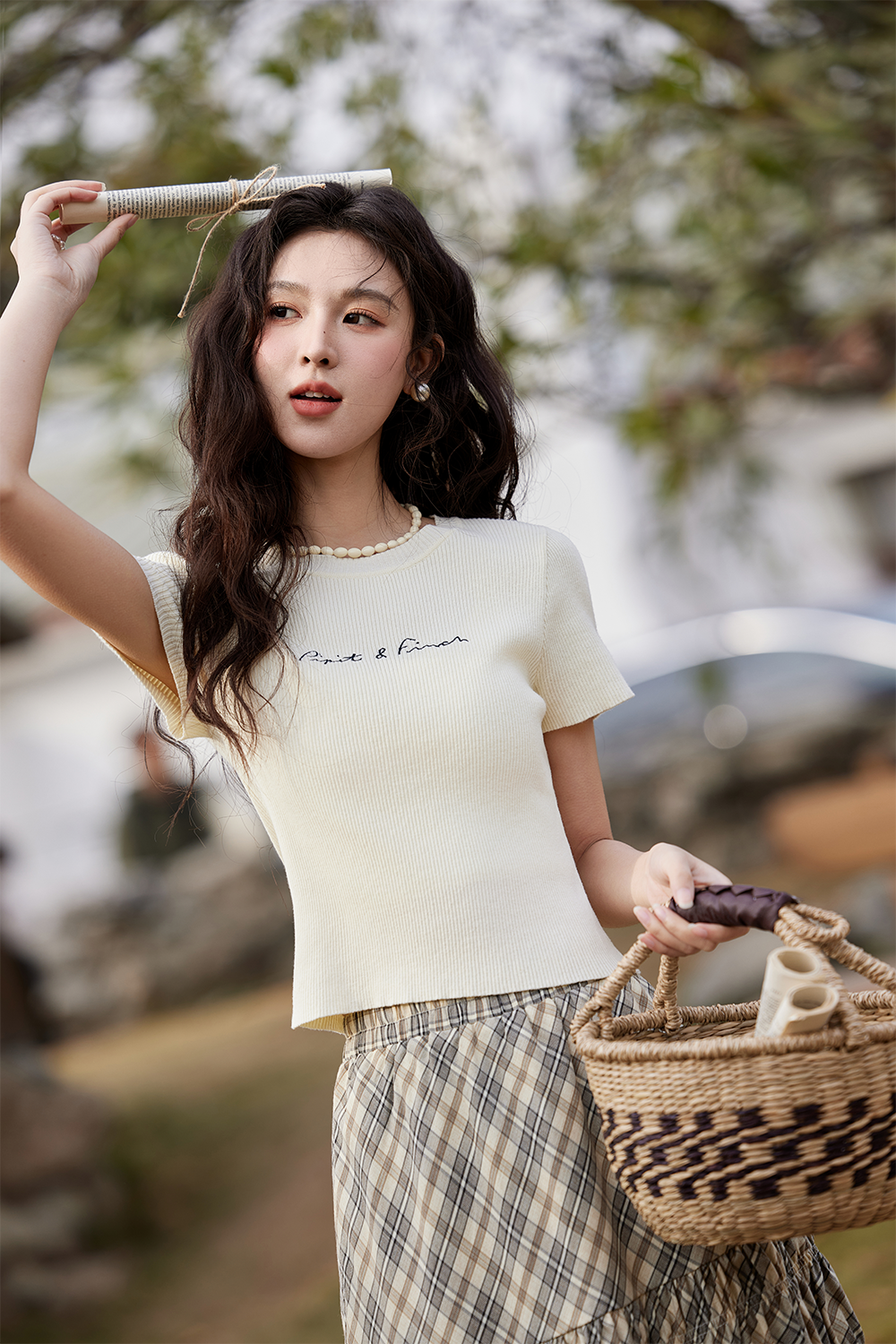 Knit T-shirt for Women