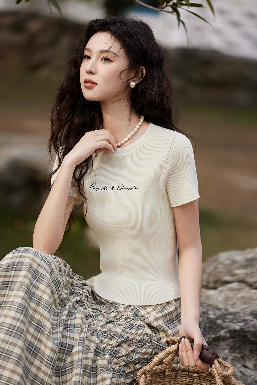 Knit T-shirt for Women