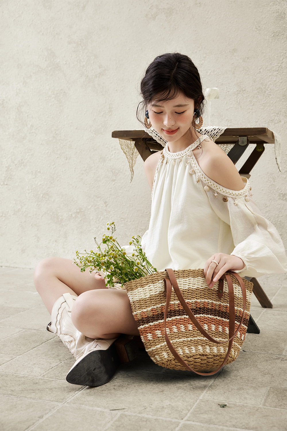 Blouse and Shorts Set
