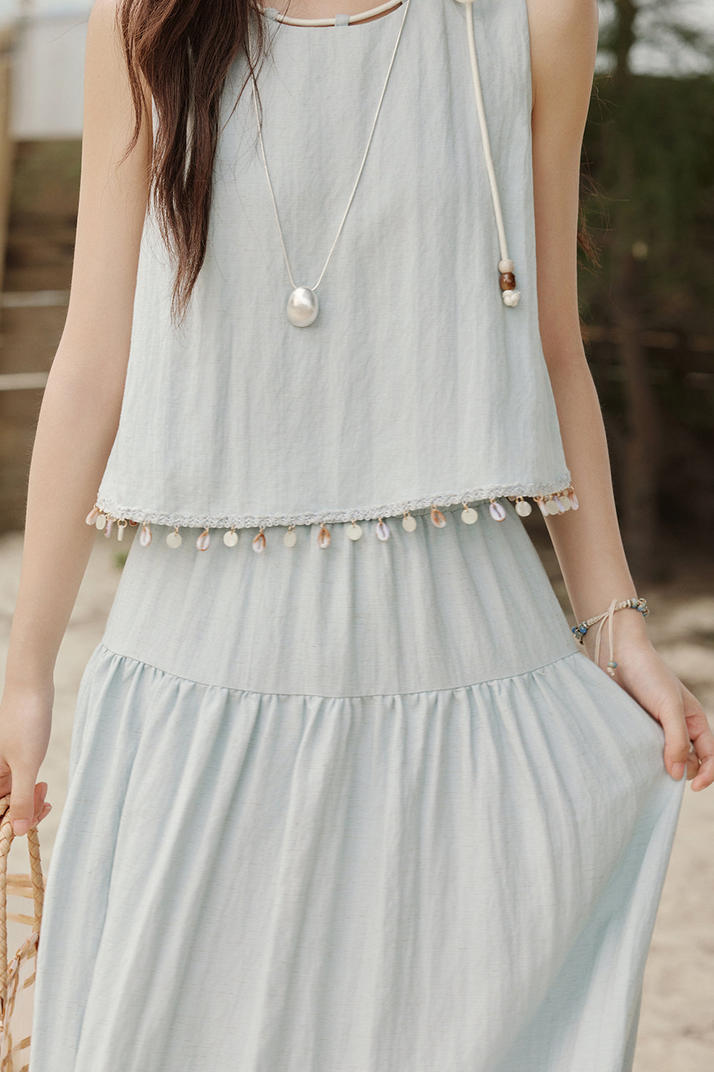 Blouse and Skirt Set