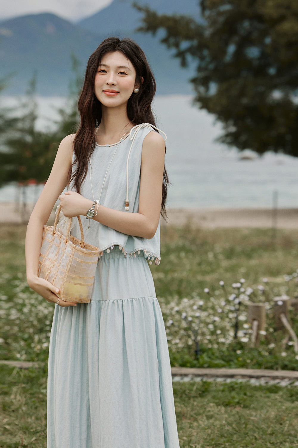 Blouse and Skirt Set