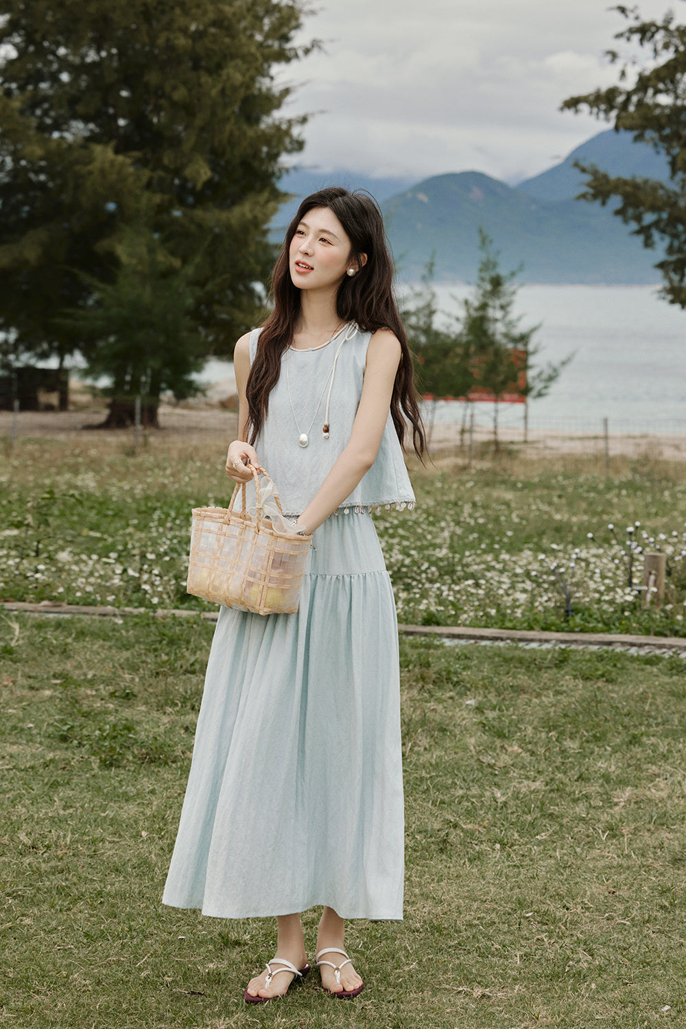 Blouse and Skirt Set
