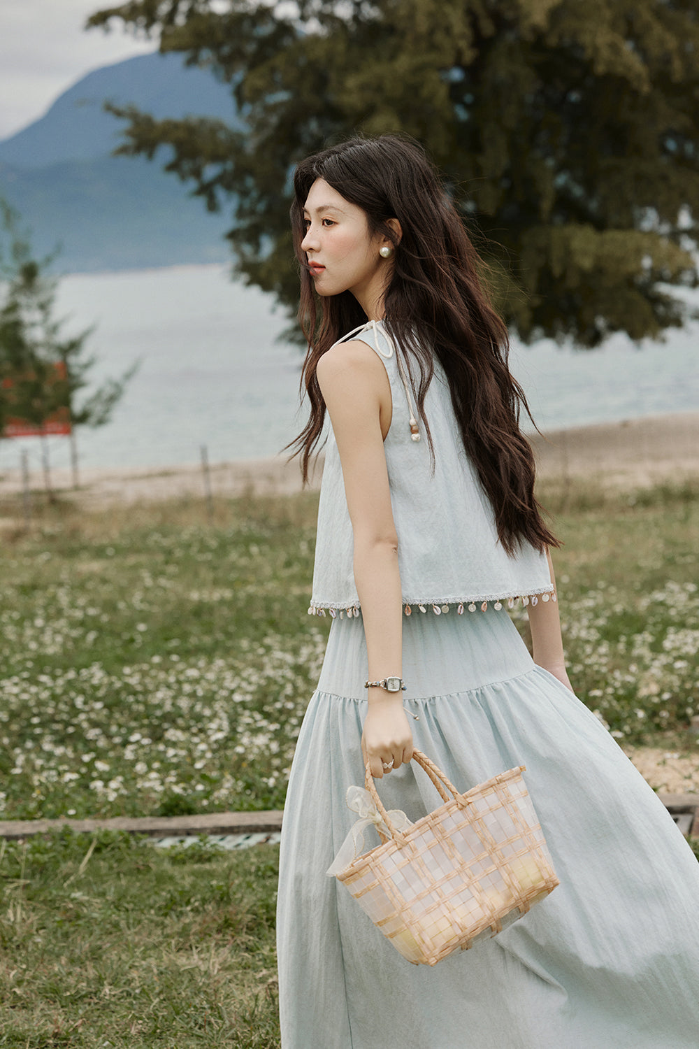 Blouse and Skirt Set