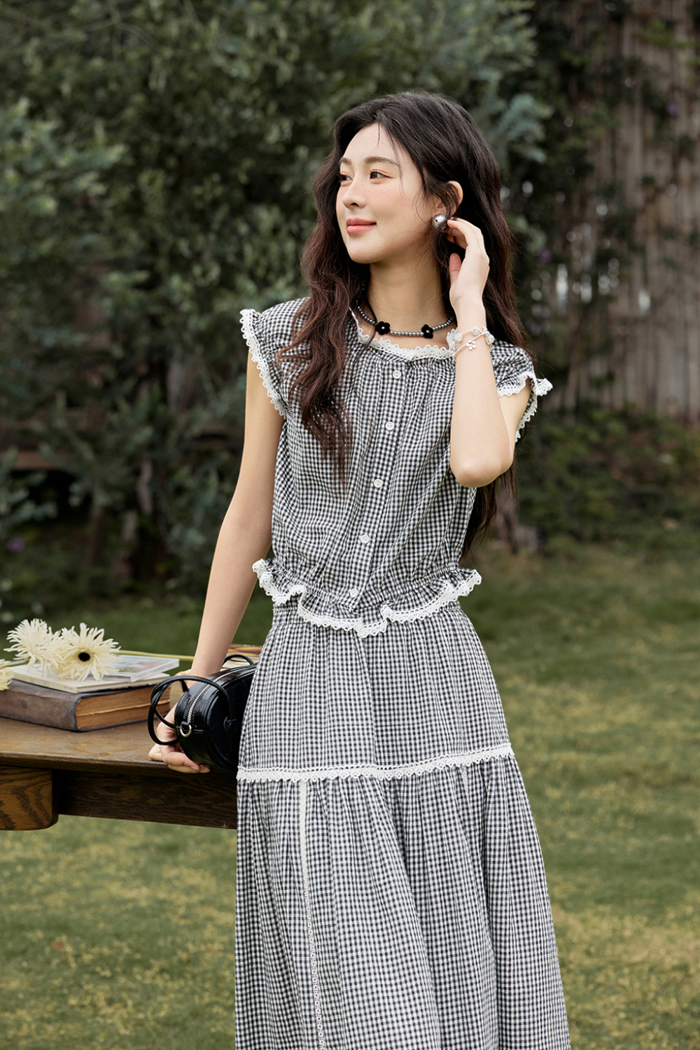 Blouse and Skirt Set