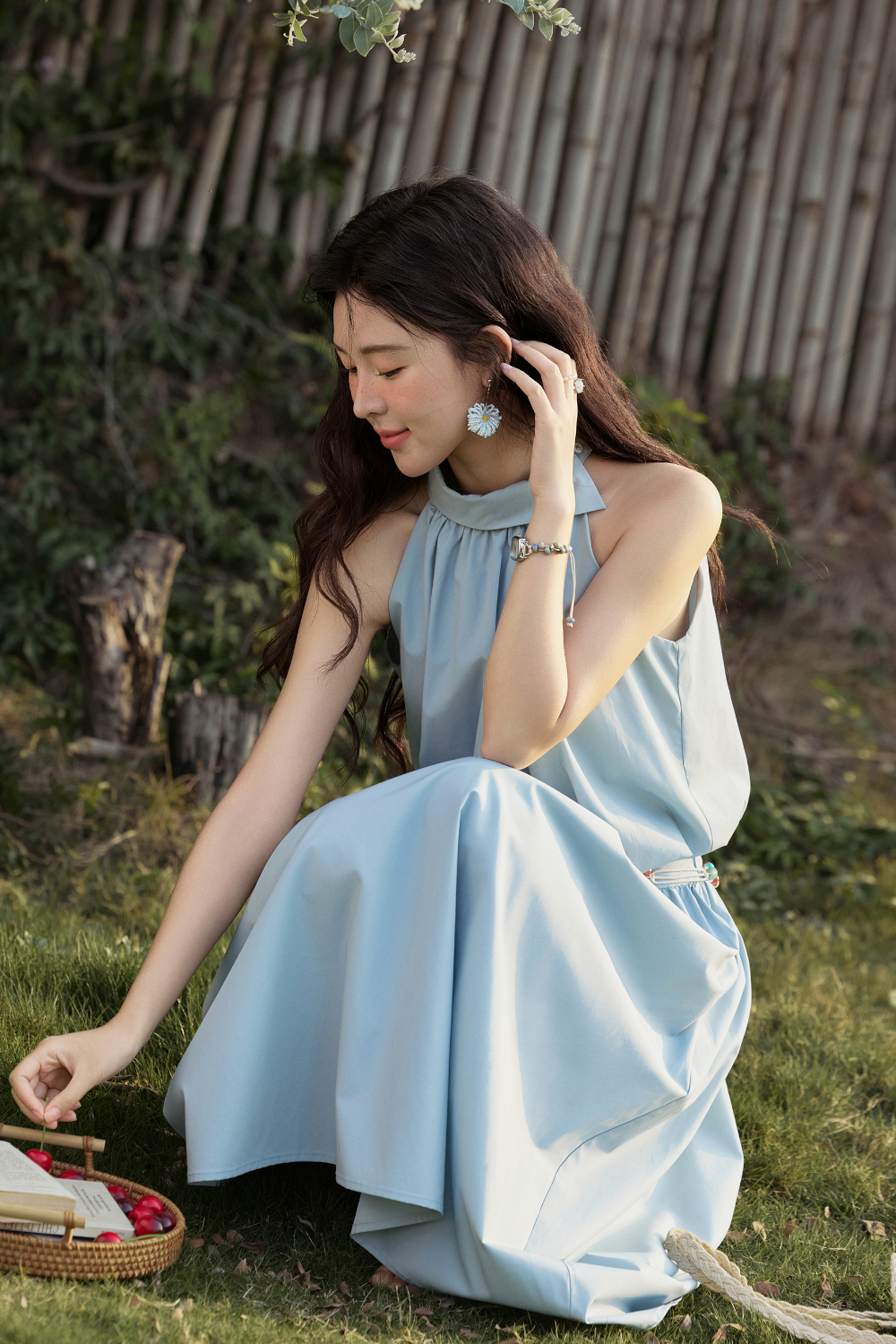 Halter Blouse and Skirt Set