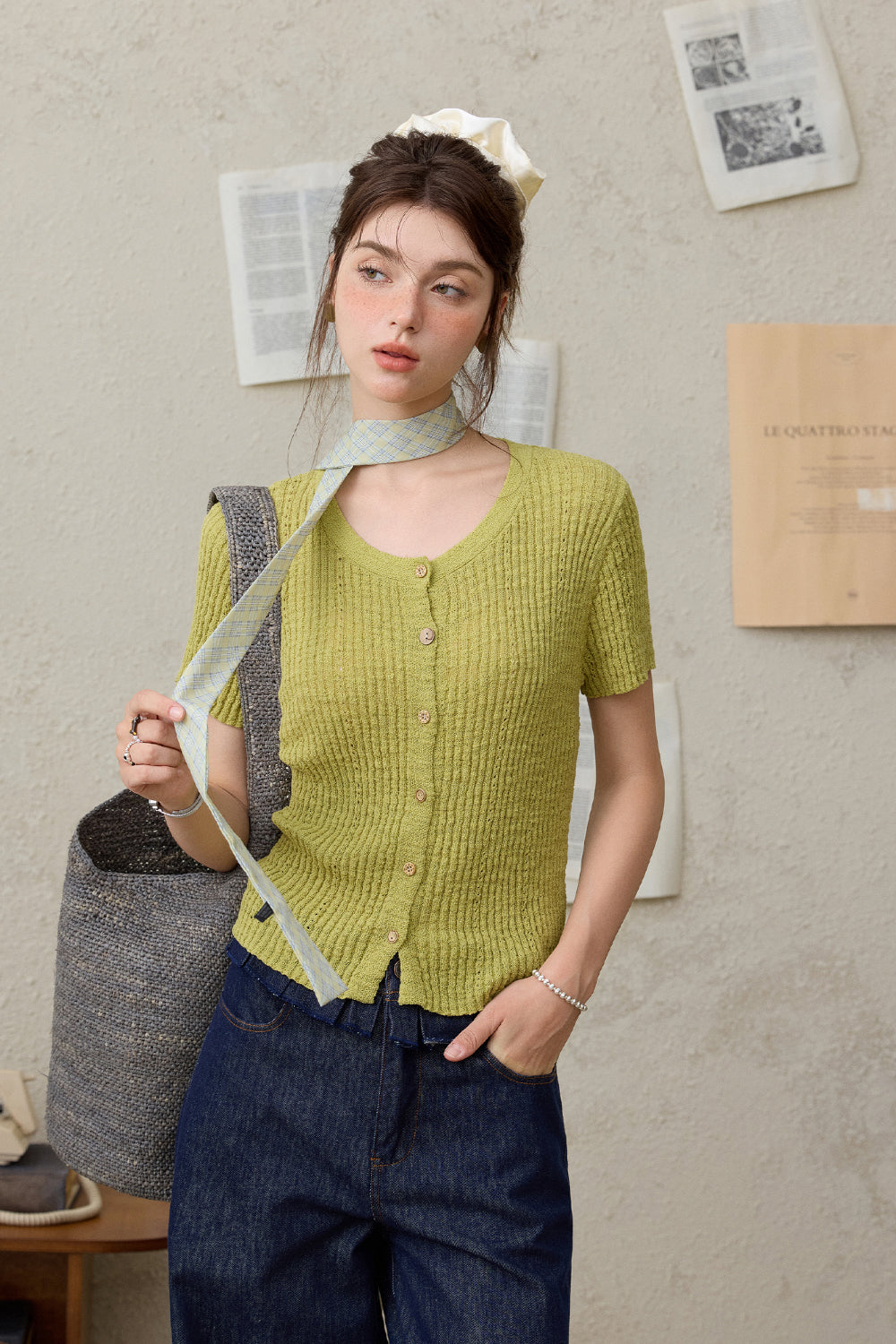 Knit T-shirt for Women
