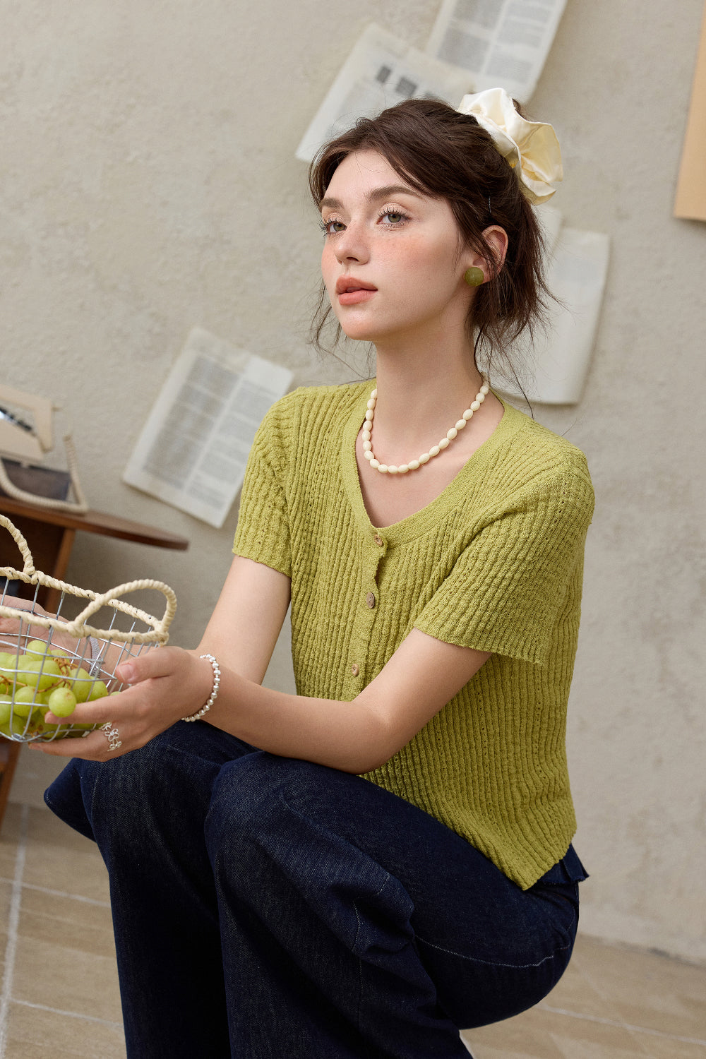 Knit T-shirt for Women