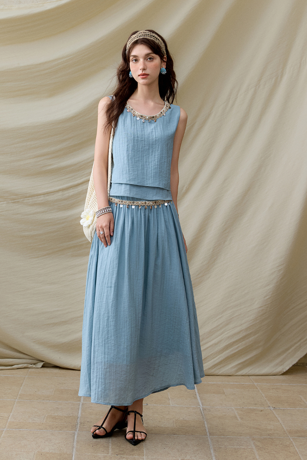 Blouse and Skirt Set