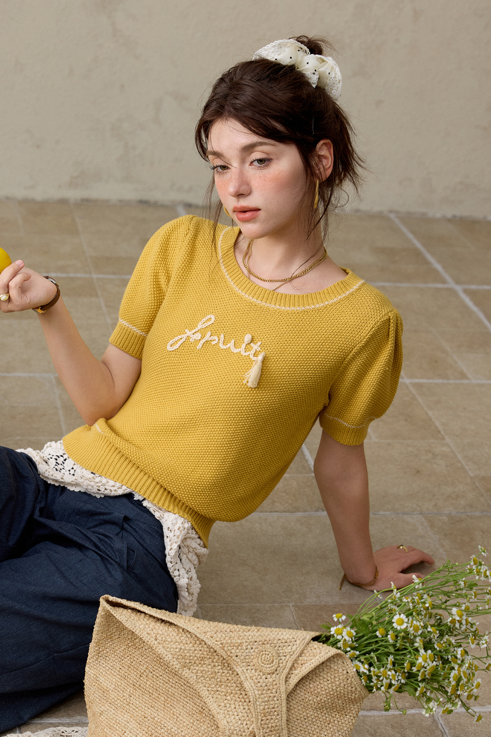 Knit T-shirt for Women