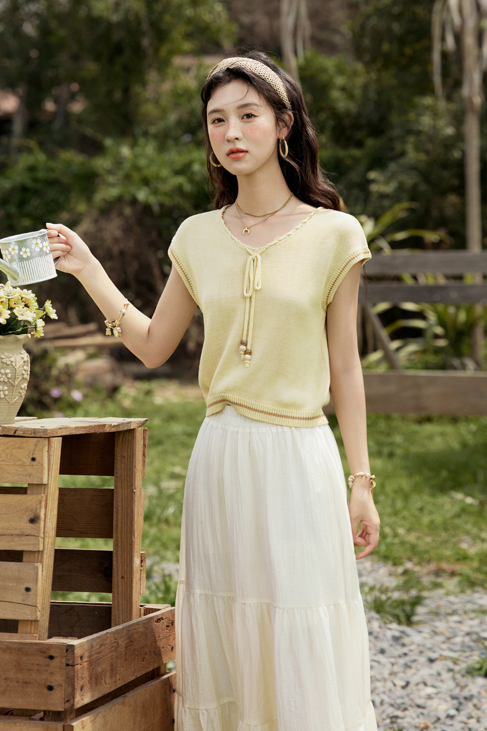 Knit T-shirt for Women