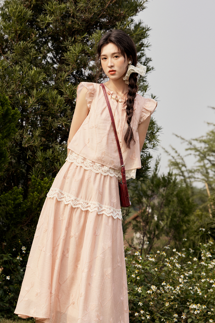 Blouse and Skirt Set