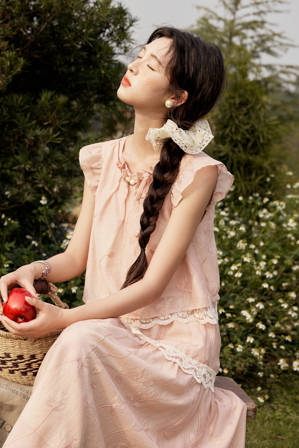 Blouse and Skirt Set