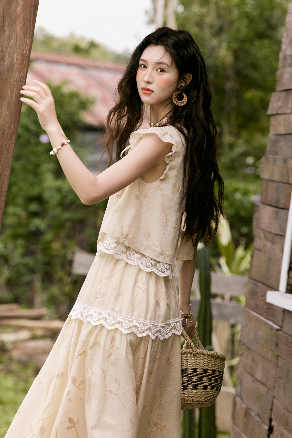 Blouse and Skirt Set