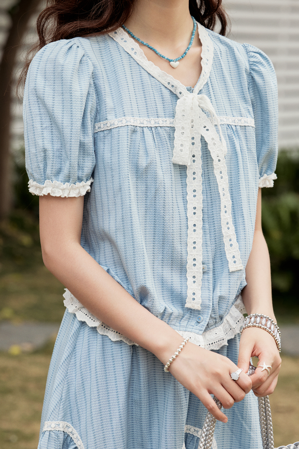 Blouse and Skirt Set