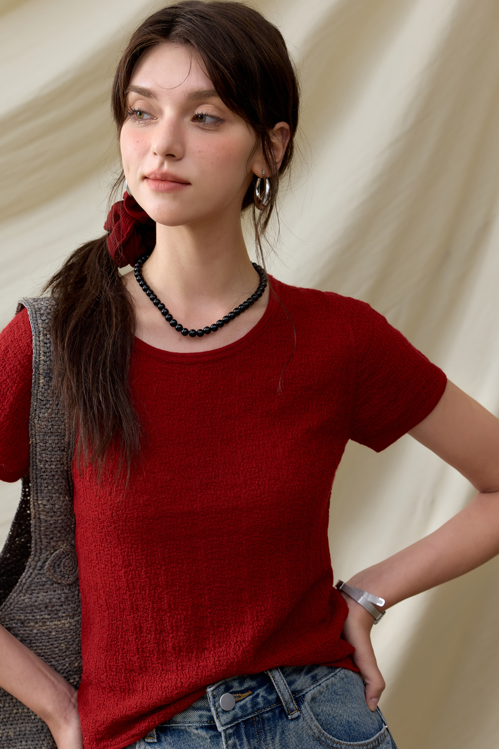 Knit T-shirt for Women