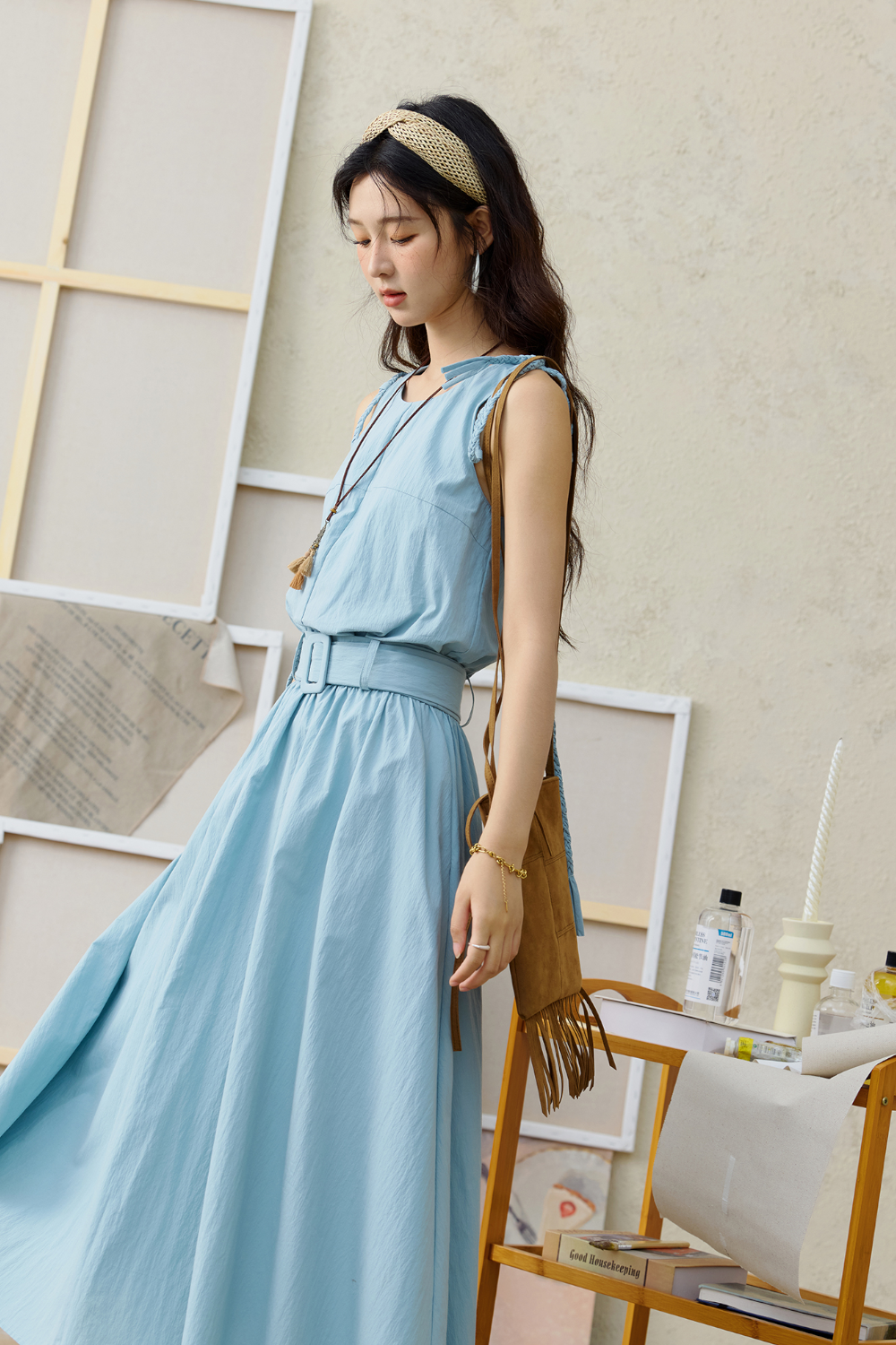 A-line Maxi Dress for Women