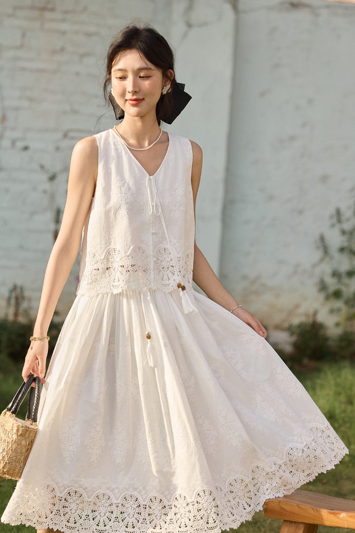 Blouse and Skirt Set