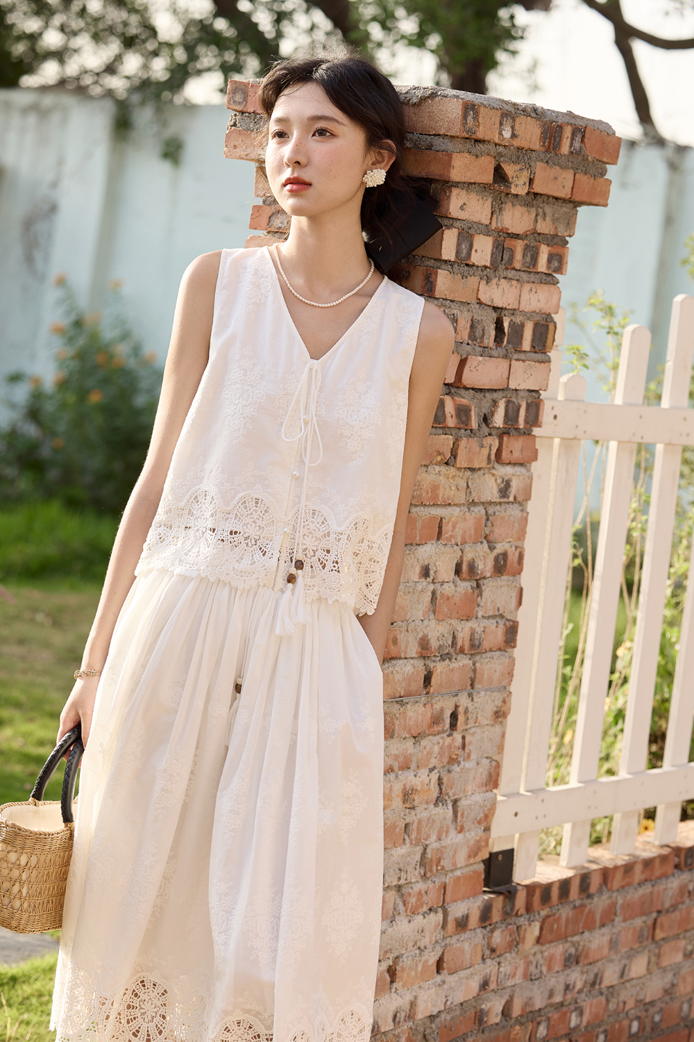 Blouse and Skirt Set