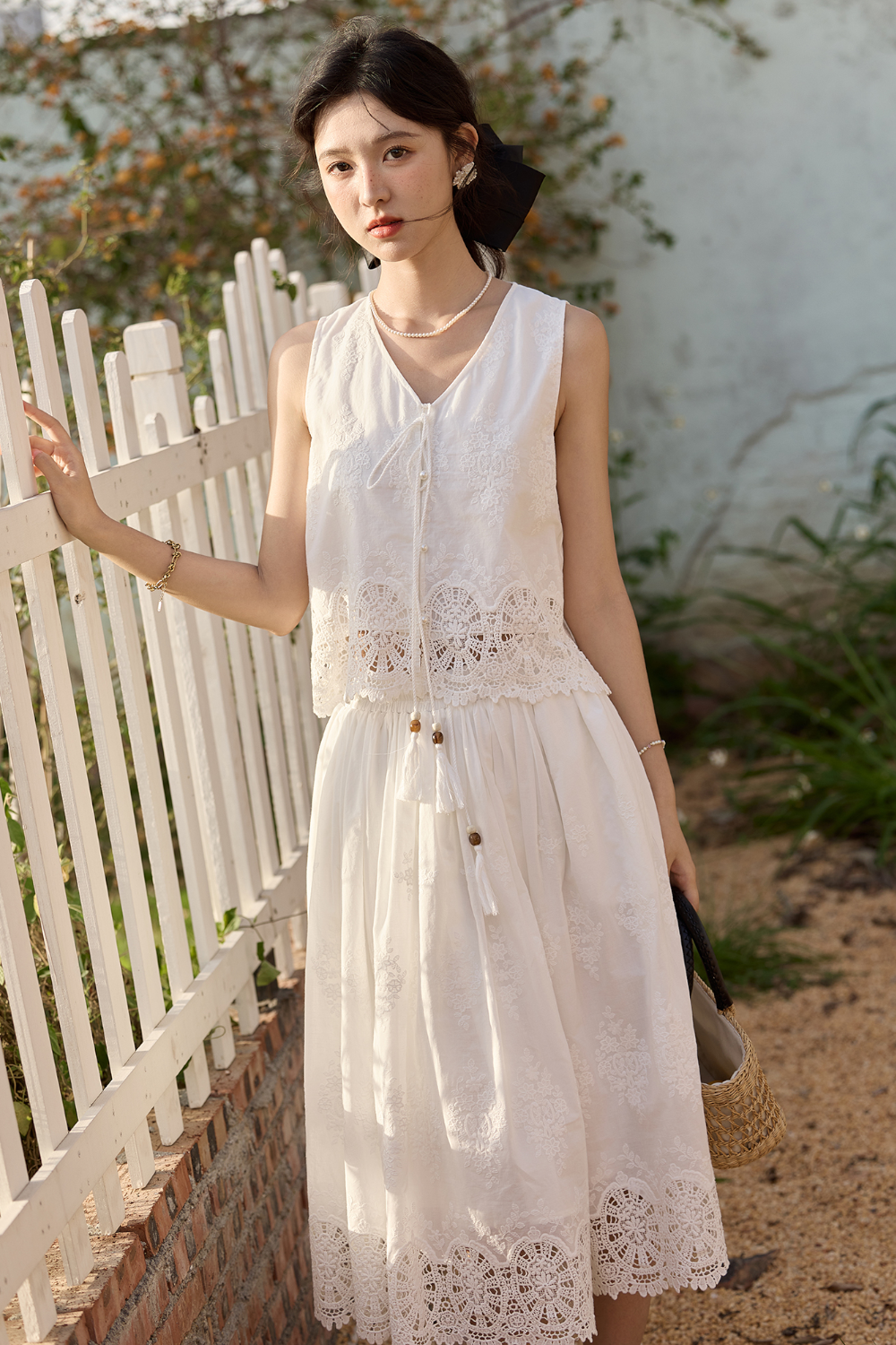 Blouse and Skirt Set