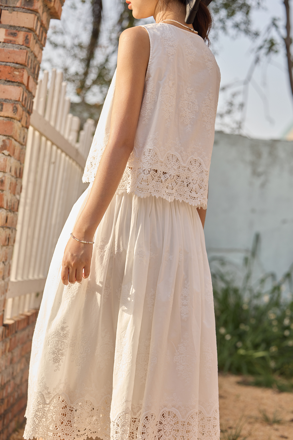 Blouse and Skirt Set
