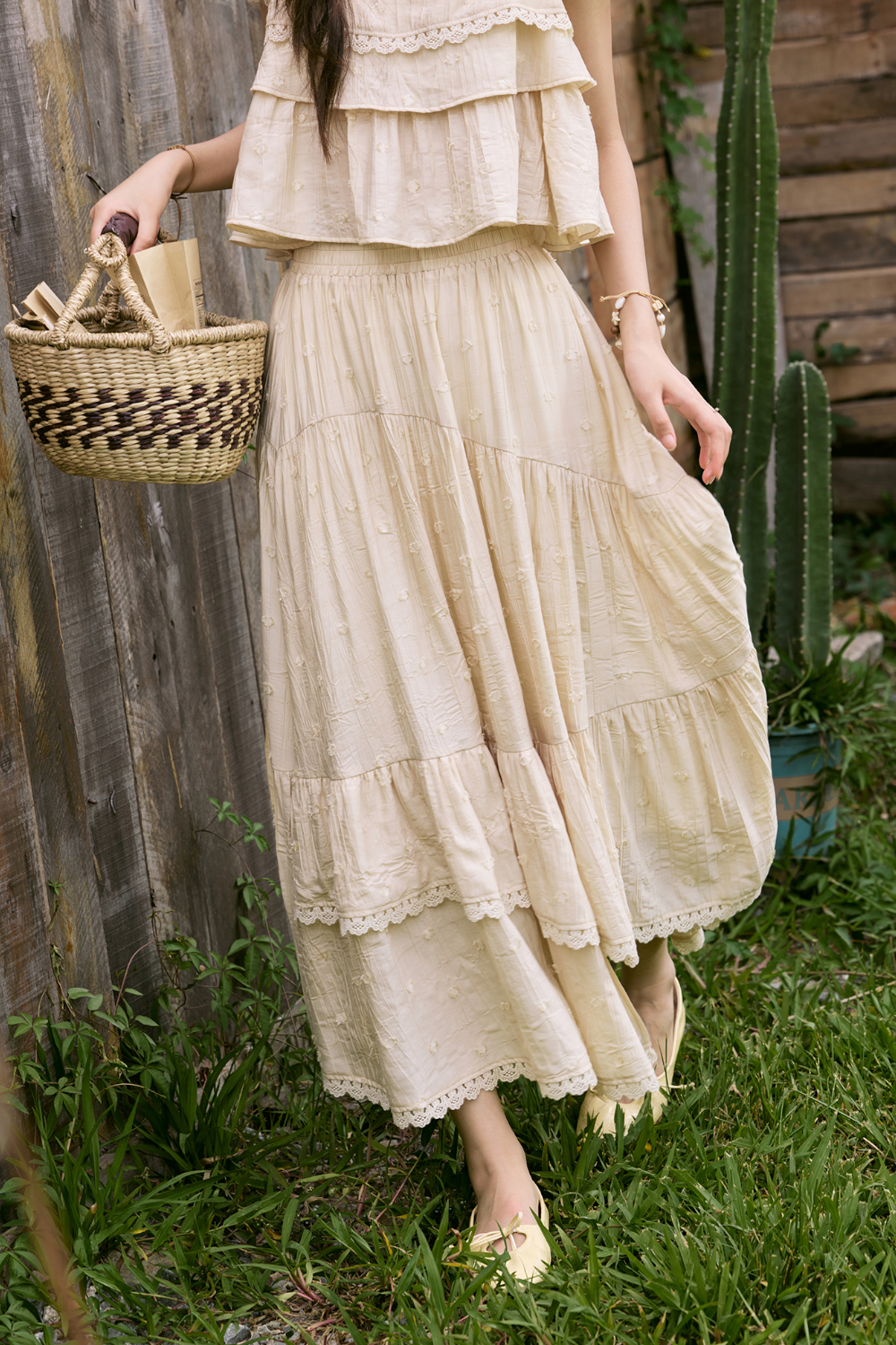 Blouse and Skirt Set