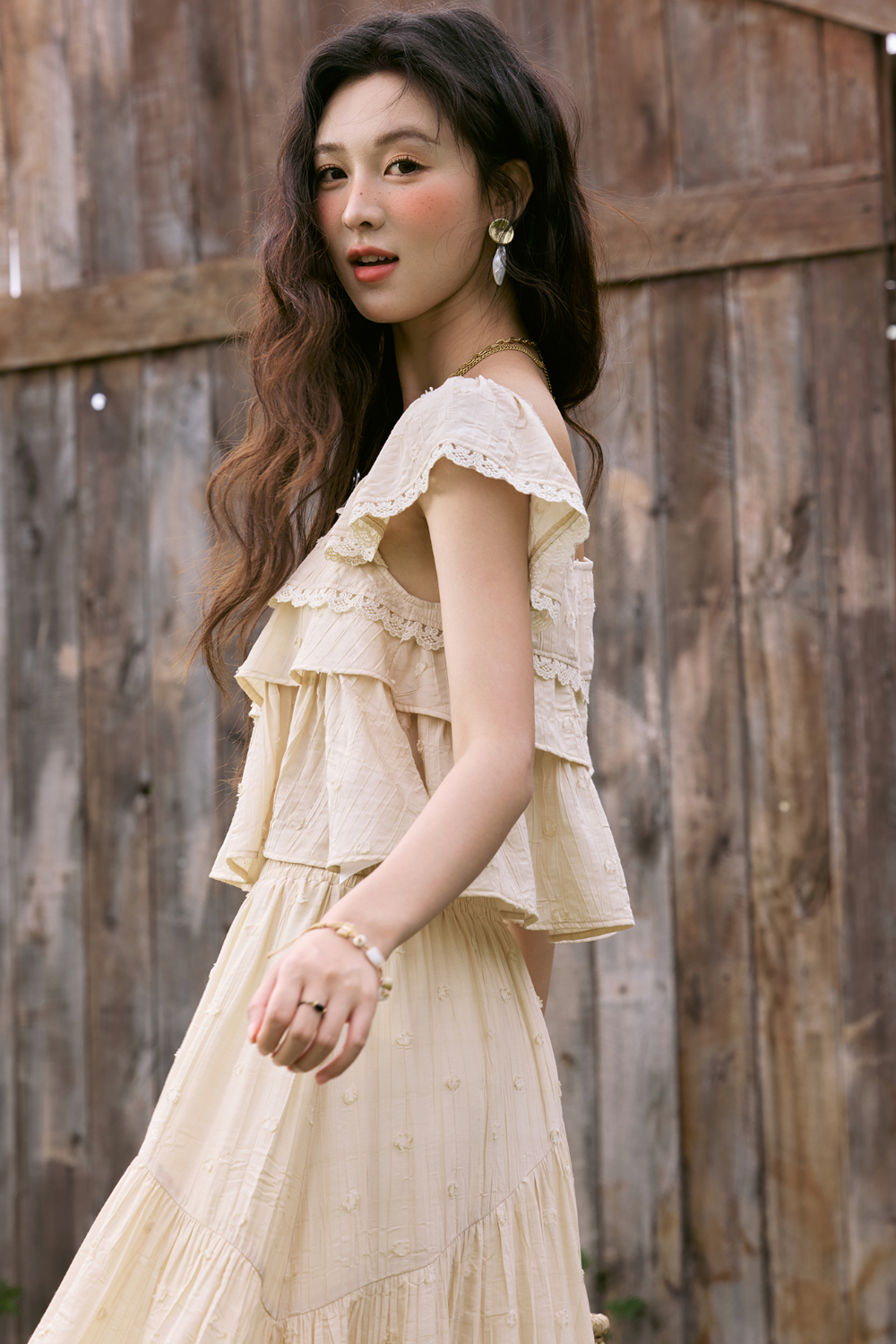Blouse and Skirt Set