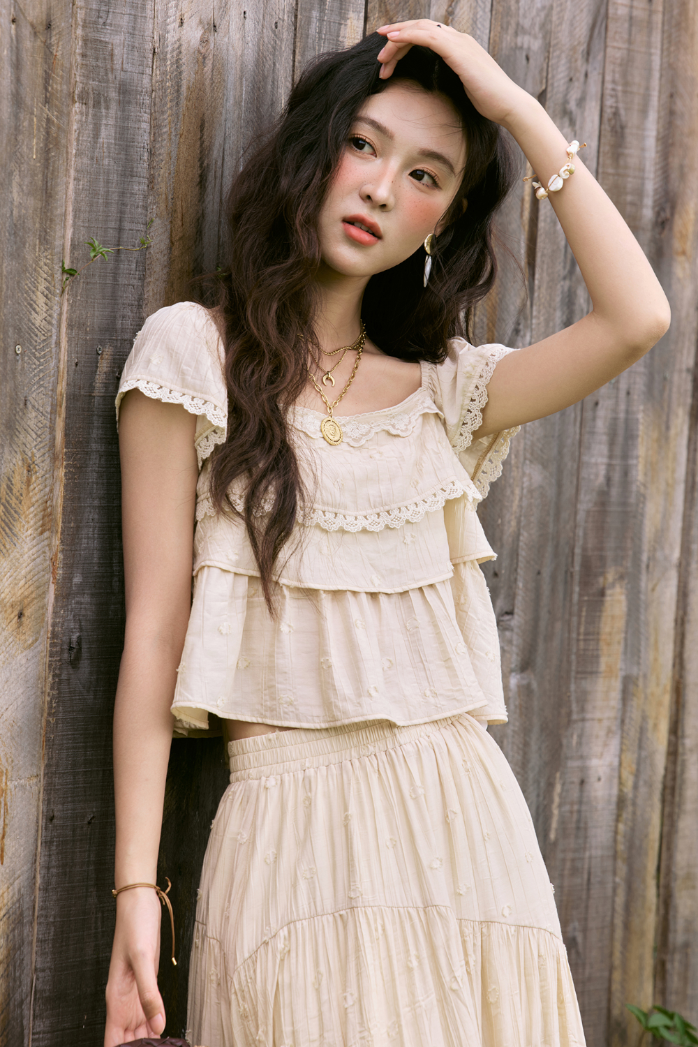 Blouse and Skirt Set