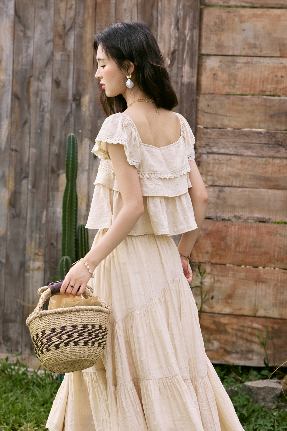 Blouse and Skirt Set