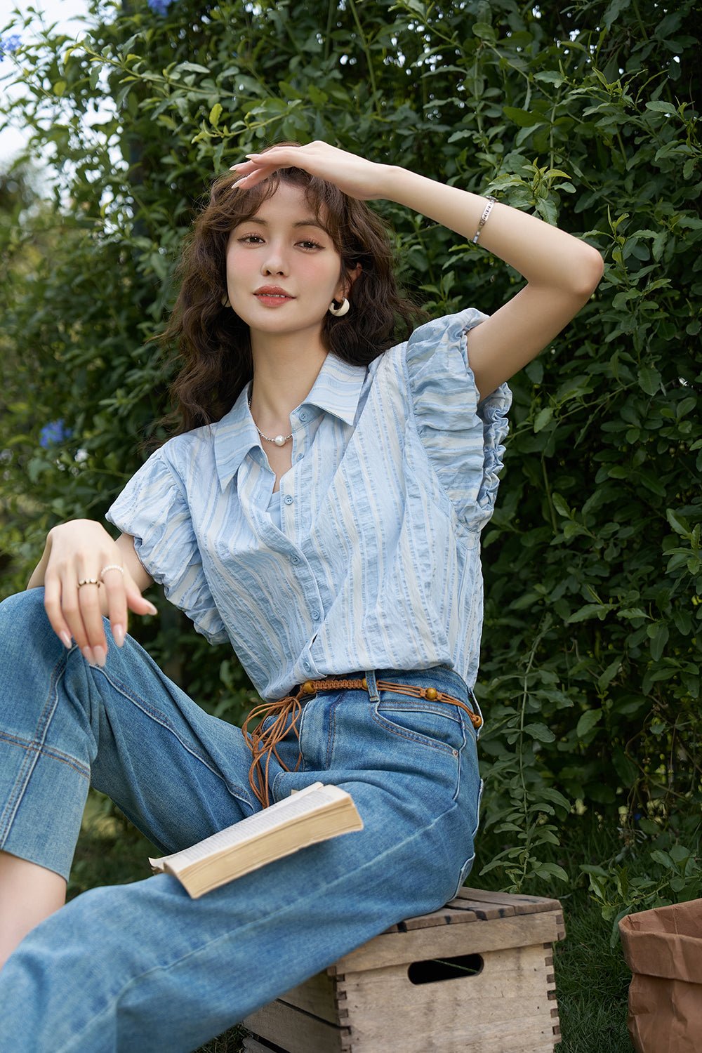 Puff Sleeve Blouse for Women