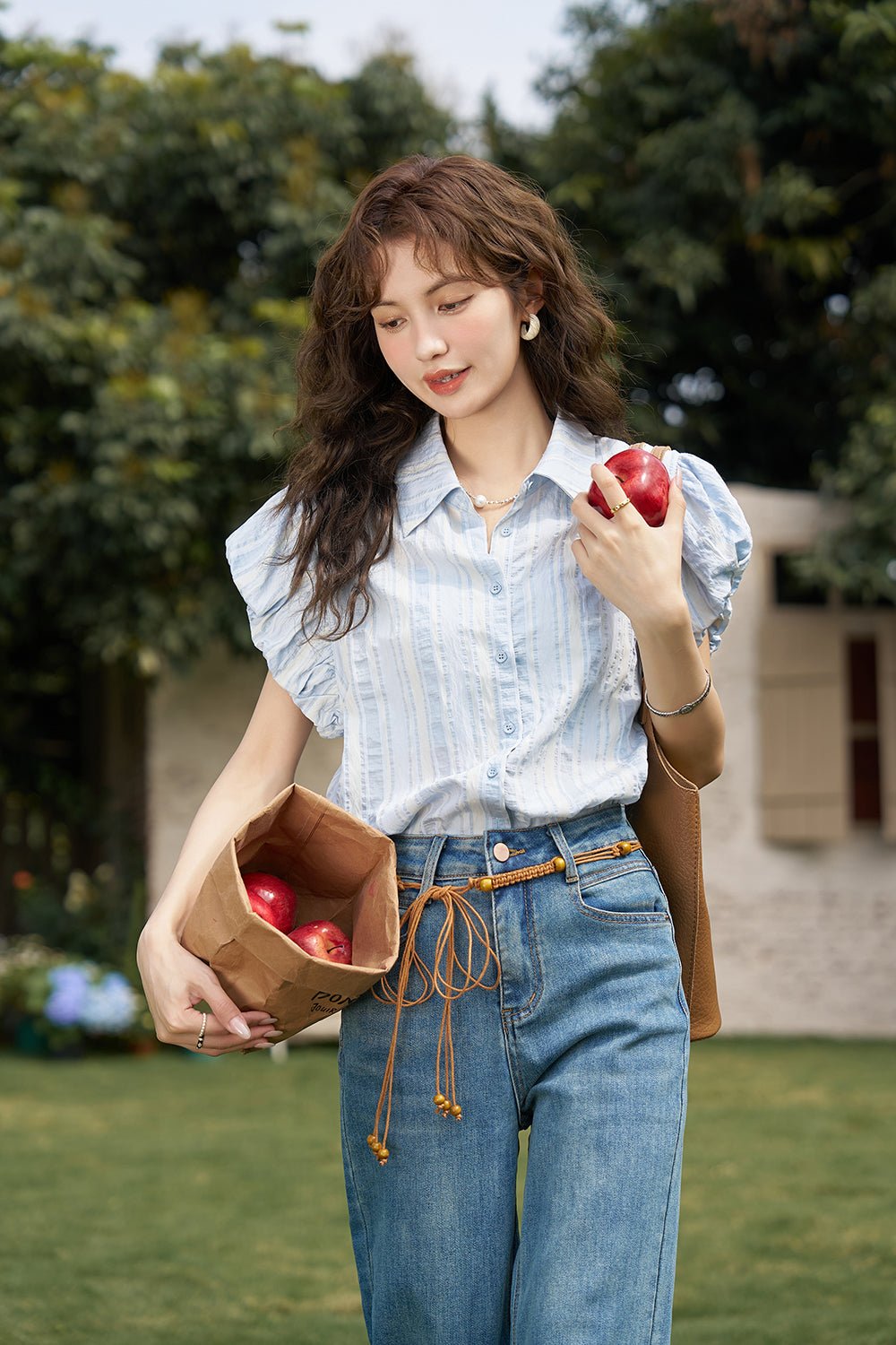 Puff Sleeve Blouse for Women