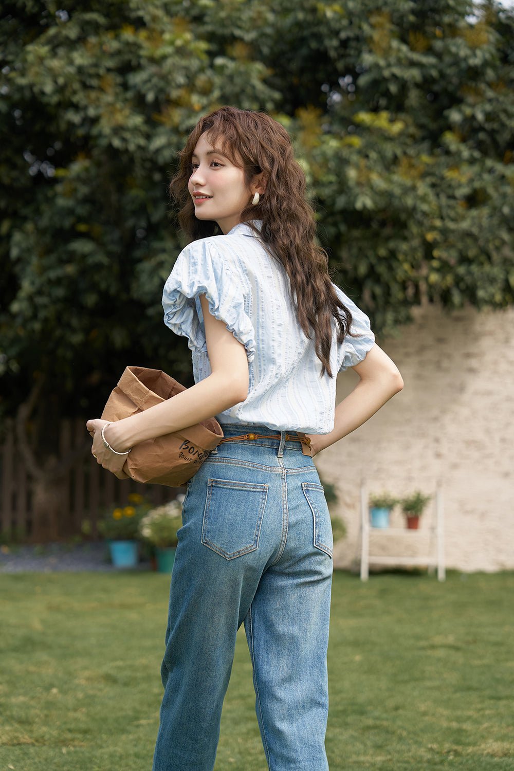 Puff Sleeve Blouse for Women