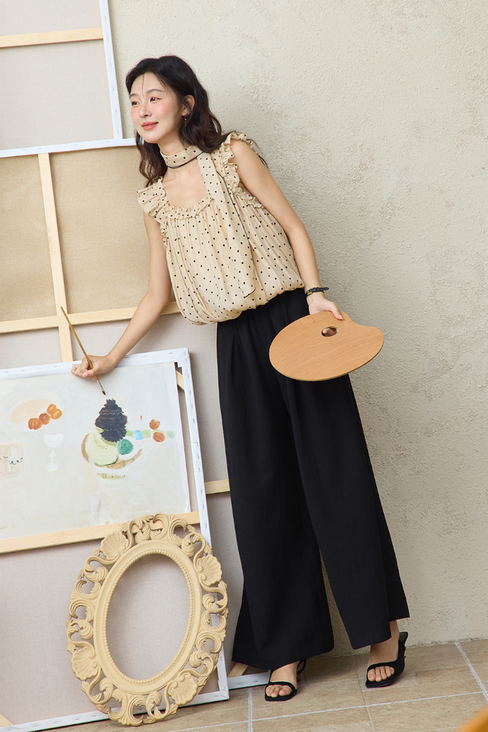 Blouse and Pant Set