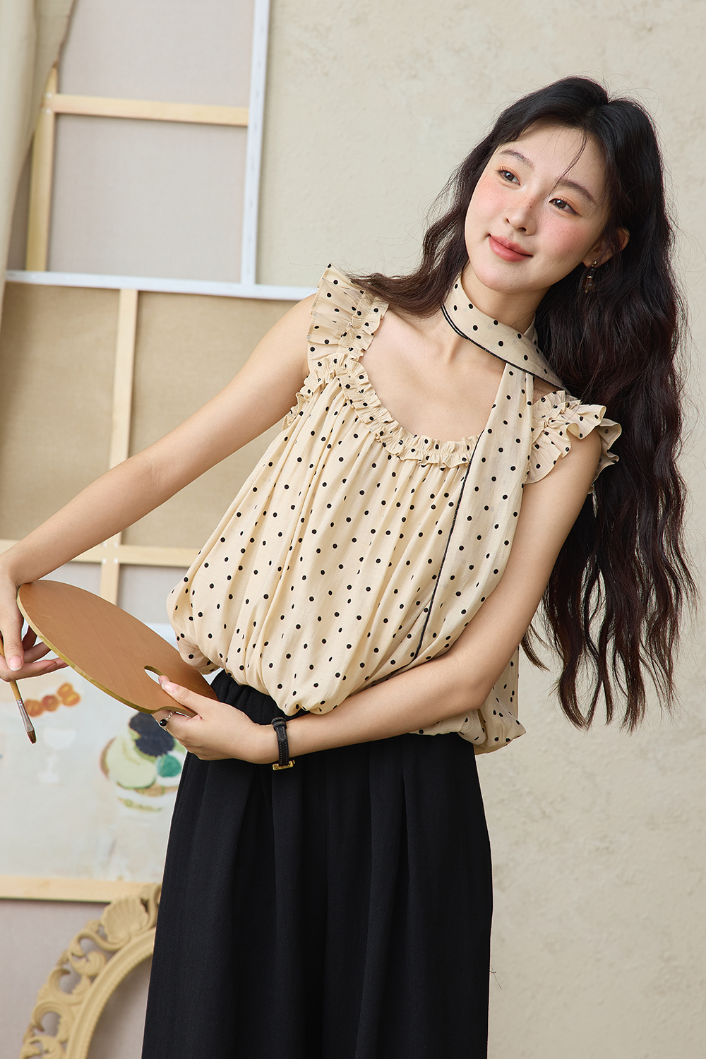 Blouse and Pant Set