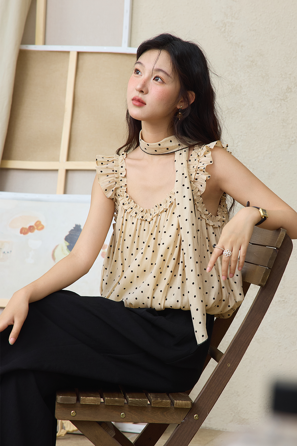 Blouse and Pant Set