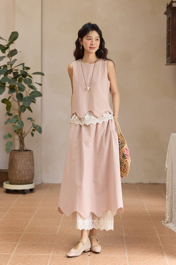 Blouse and Skirt Set