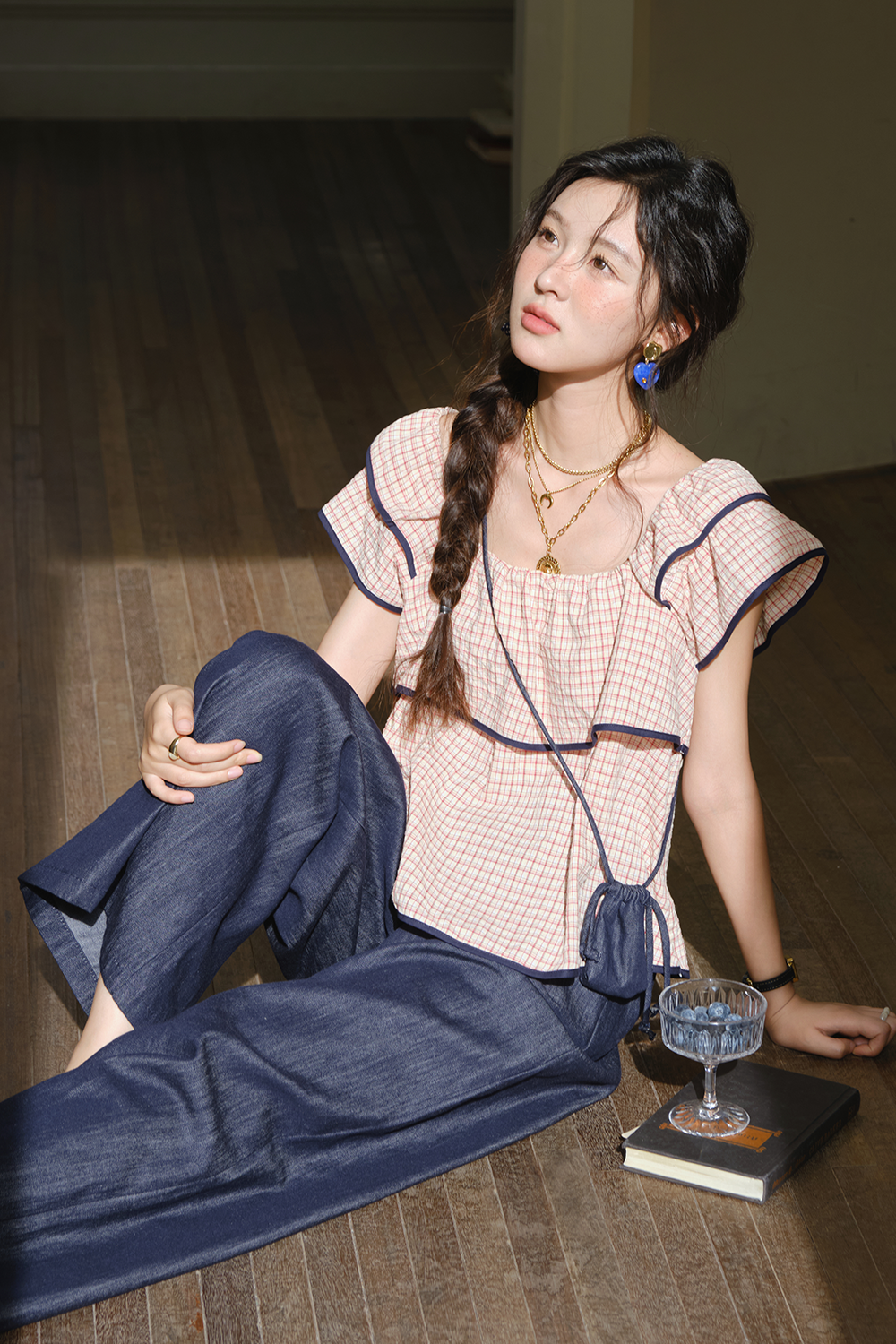 Blouse and Pant Set