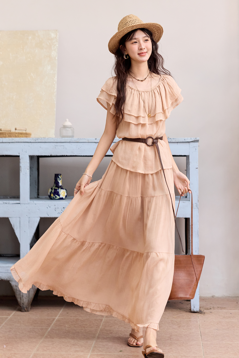 Blouse and Skirt Set