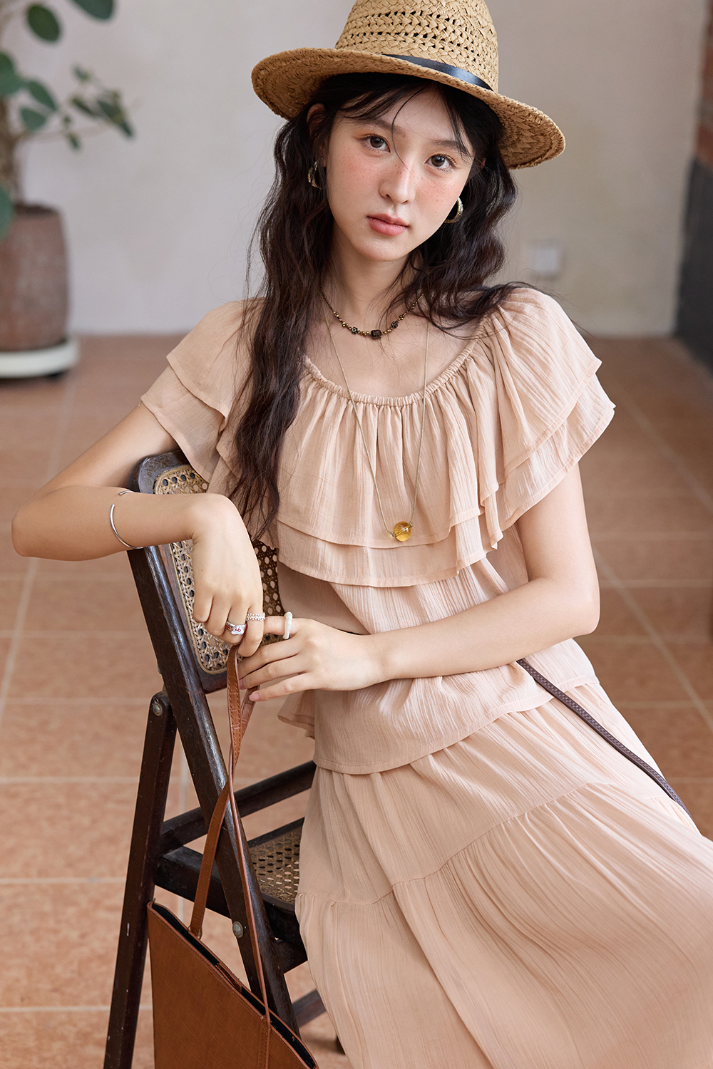 Blouse and Skirt Set
