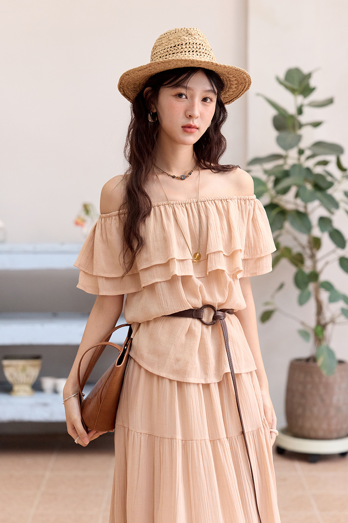 Blouse and Skirt Set