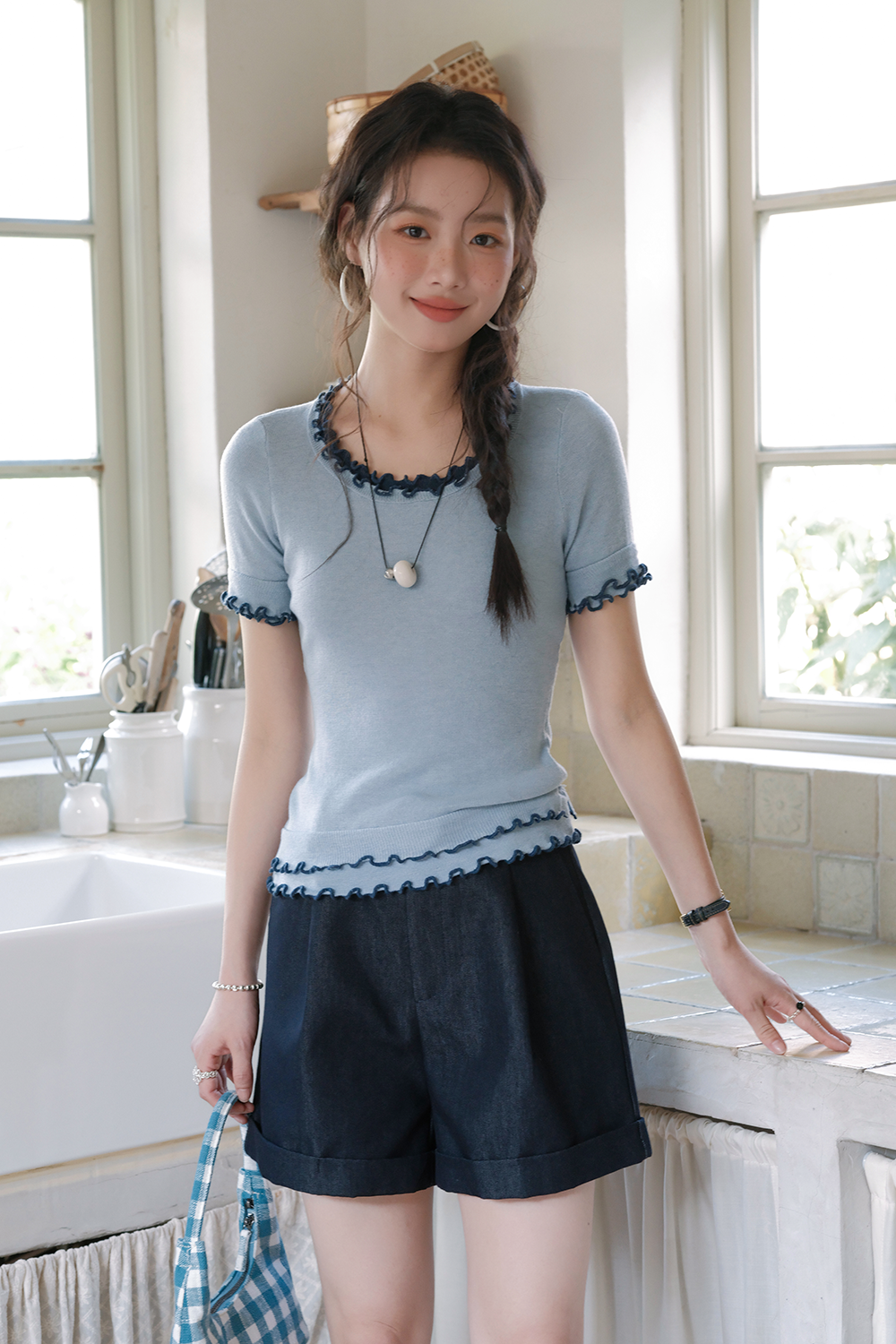 Knit T-shirt for Women