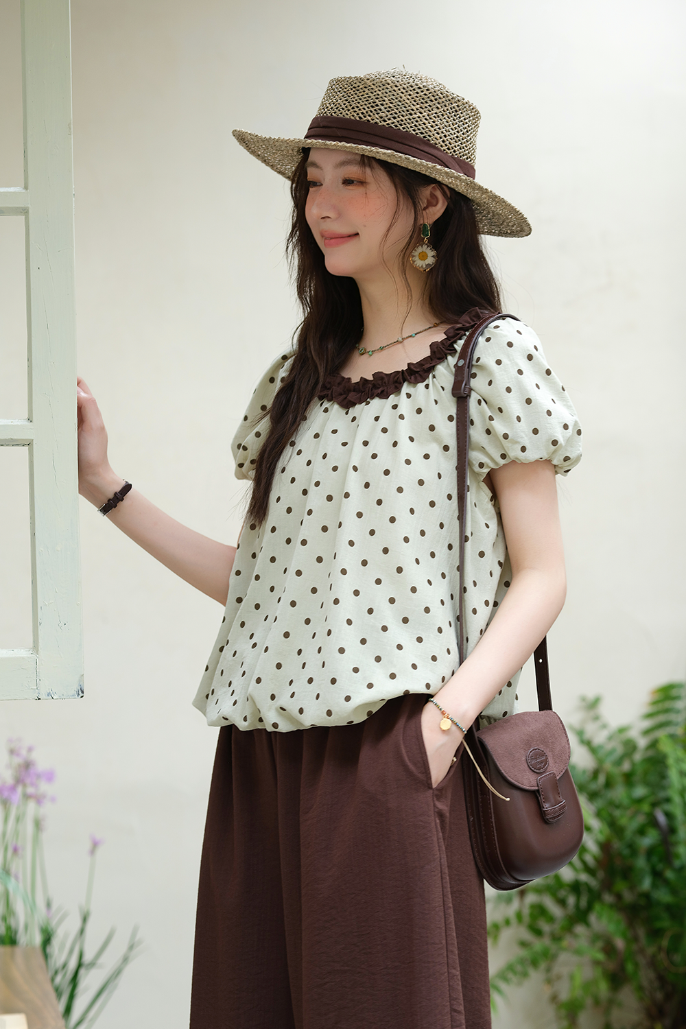 Blouse and Pant Set