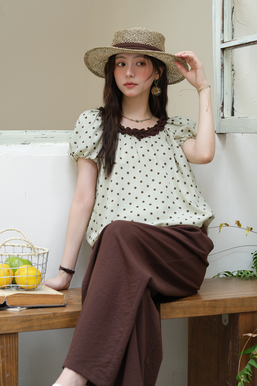 Blouse and Pant Set