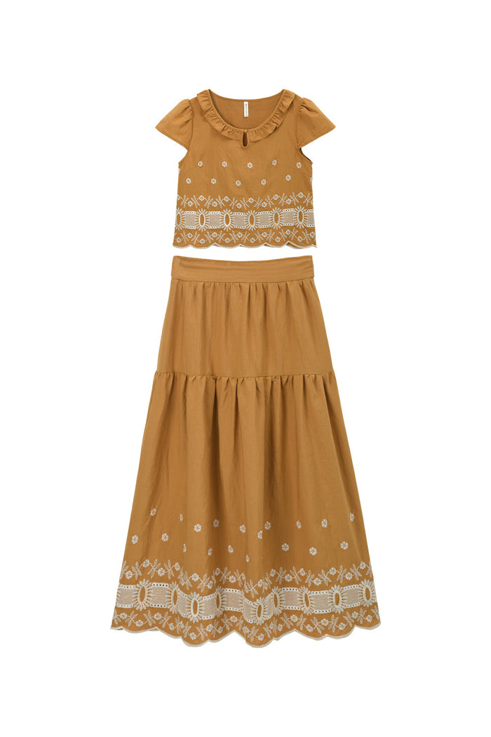 Blouse and Skirt Set