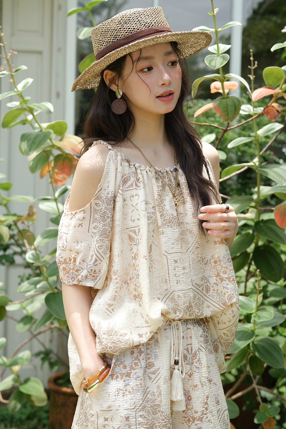 Blouse and Shorts Set