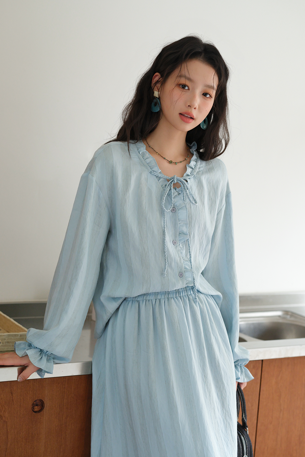 Blouse and Skirt Set