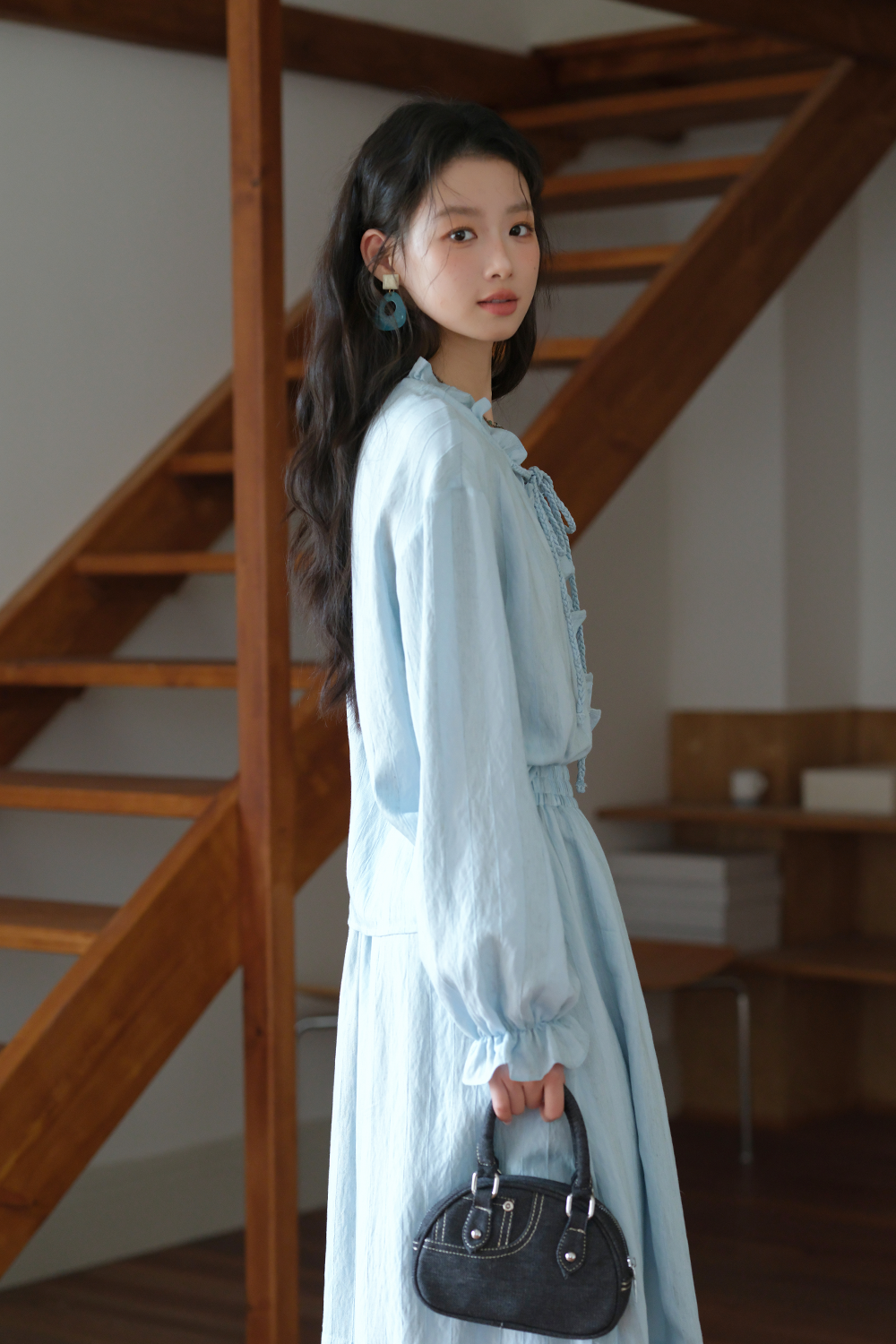 Blouse and Skirt Set